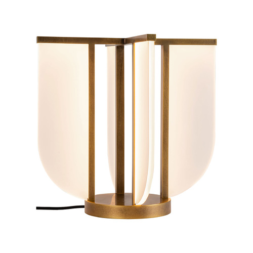 Alora Lighting Anders Vintage Brass LED Table Lamp