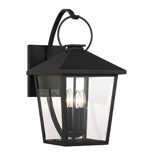 Minka Lavery Minka Lavery Grand Parkside Sand Coal Black Outdoor Wall Light 78001-66