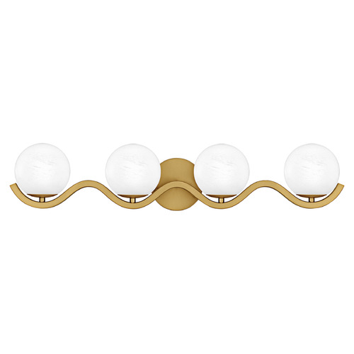 Quoizel Lighting Spherical Aged Brass Bathroom Light