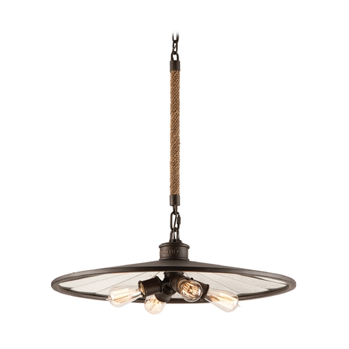Troy Lighting Brooklyn 26-Inch Pendant in Brooklyn Bronze by Troy Lighting F3146