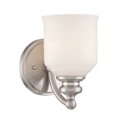 Savoy House Lighting Melrose Satin Nickel Sconce