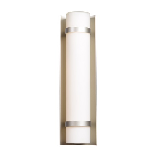 Access Lighting Cilindro Brushed Steel LED Outdoor Wall Light by Access Lighting 20068LEDD-BS/OPL