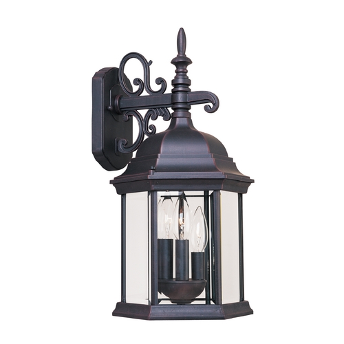 Builder Cast Empire Bronze Outdoor Wall Light by Maxim Lighting