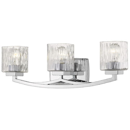 Z-Lite Zaid Chrome Bathroom Light by Z-Lite 1929-3V-CH