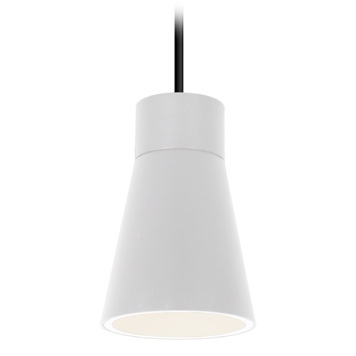 Kuzco Lighting Harlowe 8-Inch LED Pendant in White by Kuzco Lighting EP26608-WH