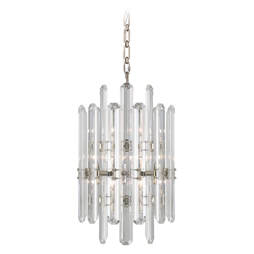 Visual Comfort Signature Collection Aerin Bonnington Tall Chandelier in Polished Nickel by Visual Comfort Signature ARN5128PN