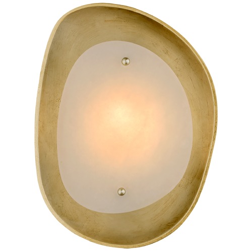 Aerin Samos Small Sculpted Sconce in Gild by Visual Comfort Signature