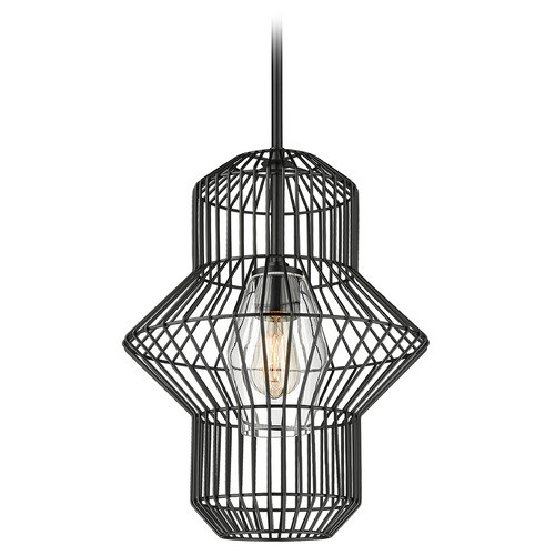 Z-Lite Orsay Matte Black Pendant by Z-Lite 1941P15-MB