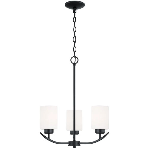 HomePlace by Capital Lighting Dixon 17.25-Inch Chandelier in Matte Black by HomePlace by Capital Lighting 415231MB-338