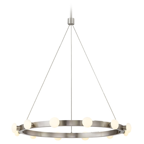 Kuzco Lighting Rezz Brushed Nickel LED Pendant by Kuzco Lighting PD63428-BN