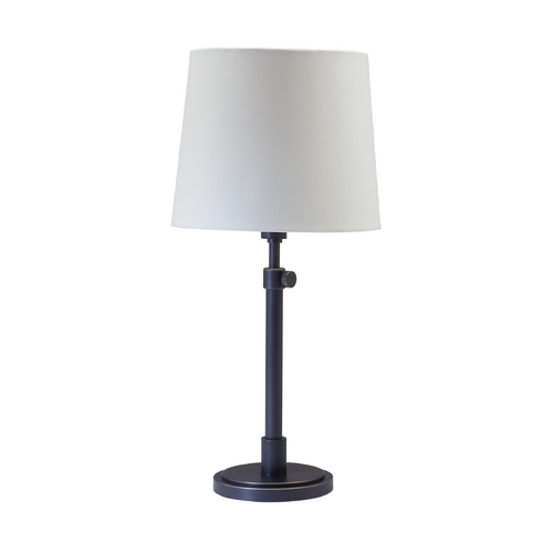 Townhouse Adjustable Table Lamp in Oil Rubbed Bronze by House of Troy Lighting