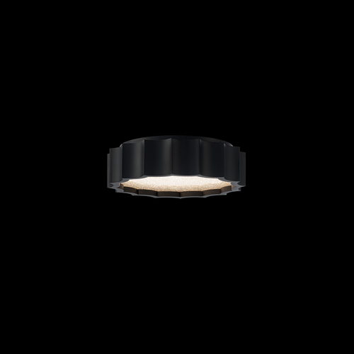 Tarte 12-Inch 4CCT LED Flush Mount in Black by Schonbek Lighting