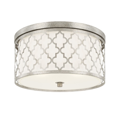 Capital Lighting Ellis 16-Inch Flush Mount in Antique Silver by Capital Lighting 4549AS