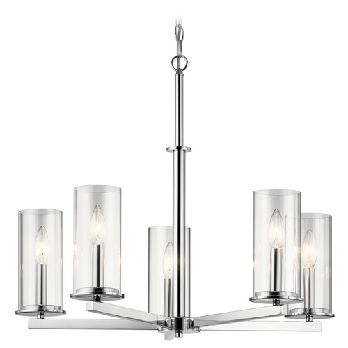 Kichler Lighting Crosby 26.25-Inch Chandelier in Chrome by Kichler Lighting 43999CH