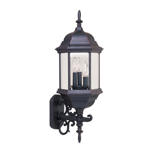 Builder Cast Empire Bronze Outdoor Wall Light by Maxim Lighting