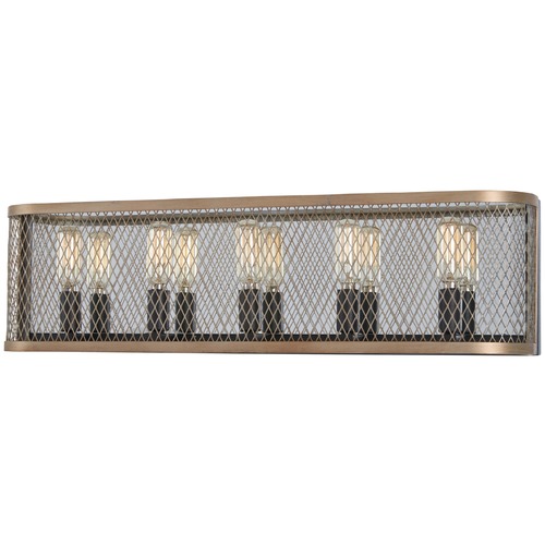 Minka Lavery Marsden Commons Smoked Iron with Aged Gold Bathroom Light by Minka Lavery 4685-107