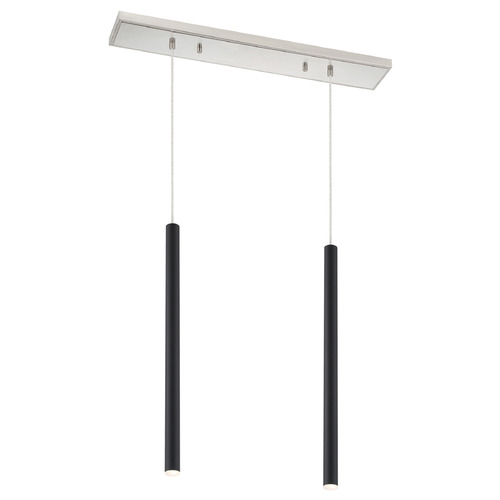 Z-Lite Forest Brushed Nickel LED Multi-Light Pendant by Z-Lite 917MP24-MB-LED-2LBN