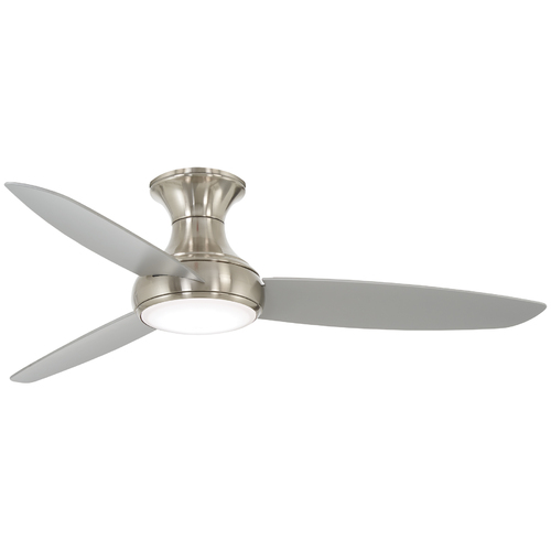 Concept III 54-Inch LED Smart Outdoor Fan in Nickel by Minka Aire