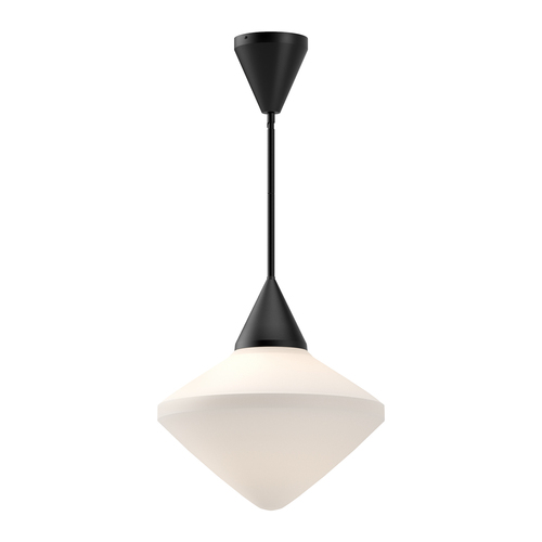 Alora Lighting Nora Matte Black Pendant Light with Conical Shade