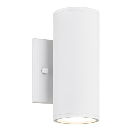 Matteo Lighting Matteo Lighting Tubular Matte White LED Outdoor Wall Light S10212MW