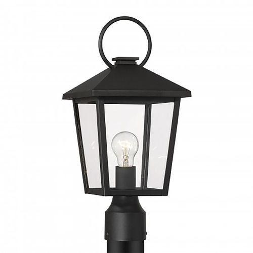 Minka Lavery Grand Parkside Sand Coal Black Post Light