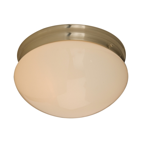 Maxim Lighting Essentials Satin Nickel Flush Mount by Maxim Lighting 5881WTSN