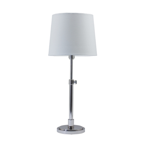 Townhouse Adjustable Table Lamp in Polished Nickel by House of Troy Lighting