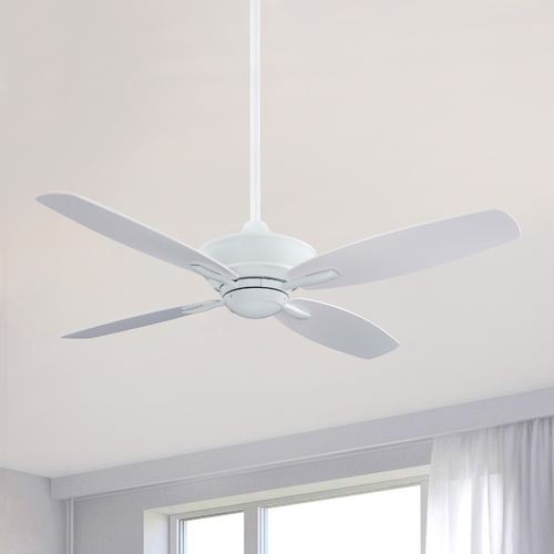 New Era 52-Inch Ceiling Fan in White by Minka Aire