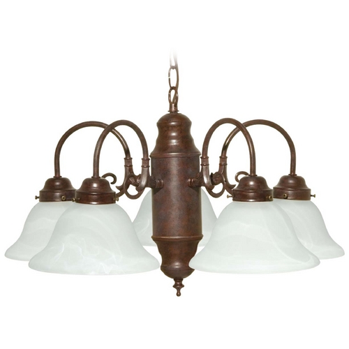 Old Bronze Chandelier by Nuvo Lighting
