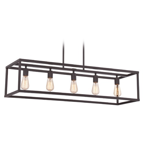 New Harbor Linear Light in Western Bronze by Quoizel Lighting