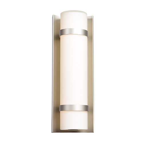 Access Lighting Cilindro Brushed Steel LED Outdoor Wall Light by Access Lighting 20067LEDD-BS/OPL