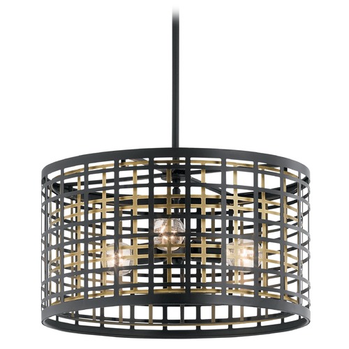Aldergate Pendant in Black by Kichler Lighting
