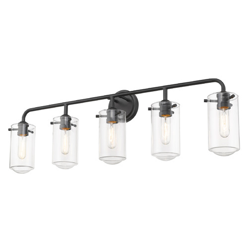 Delaney Matte Black Bathroom Light by Z-Lite