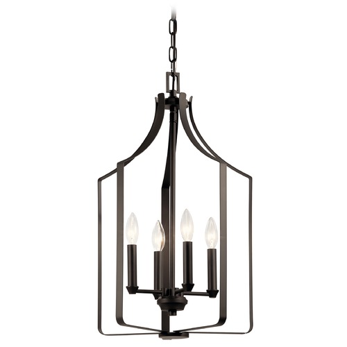 Kichler Lighting Morrigan 4-Light Olde Bronze Mini-Chandelier by Kichler Lighting 42496OZ