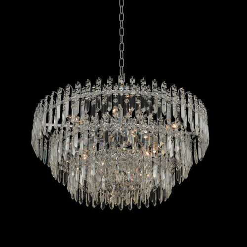 Pandoro 27-Inch Pendant in Polished Chrome by Allegri Crystal
