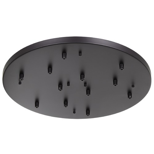 Matteo Lighting Multi Ceiling Canopy 120V Black Ceiling Adaptor by Matteo Lighting CP0112BK