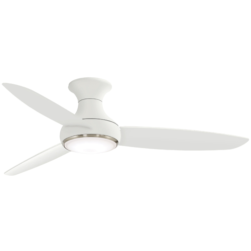 Concept III 54-Inch LED Smart Outdoor Fan in White by Minka Aire