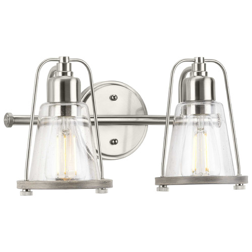 Progress Lighting Conway Brushed Nickel Bathroom Light