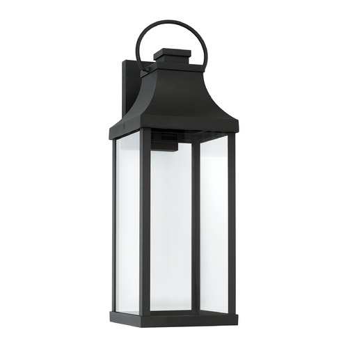 Capital Lighting Bradford 24-Inch Outdoor Wall Lantern in Black by Capital Lighting 946431BK-GL