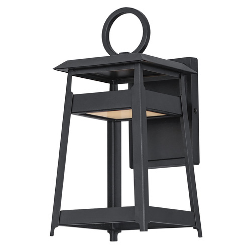 Maxim Lighting Pagoda Black LED Outdoor Wall Light