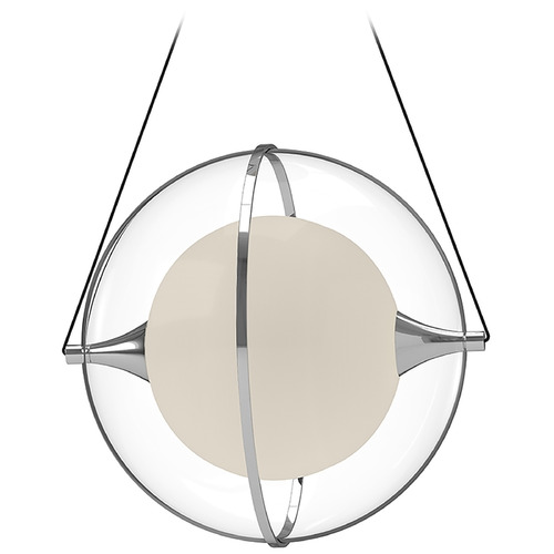 Aries Chrome LED Pendant by Kuzco Lighting