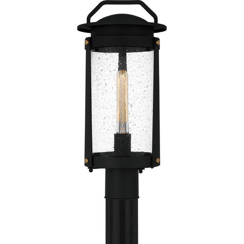 Clifton Earth Black Post Light by Quoizel Lighting
