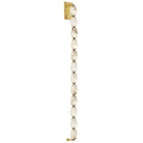 Visual Comfort Modern Collection Visual Comfort Modern Collection Sean Lavin Collier Hand Rubbed Antique Brass LED Sconce SLWS54830ALBHAB