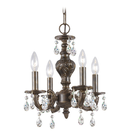 Crystorama Lighting Paris Market Venetian Bronze Crystal Chandelier