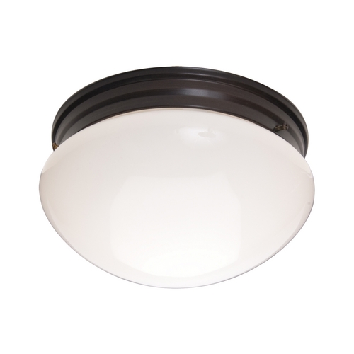 Maxim Lighting Essentials Oil Rubbed Bronze Flush Mount by Maxim Lighting 5881WTOI