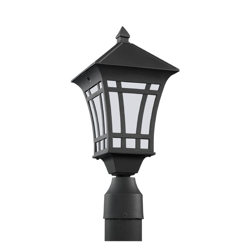 Herrington Black Post Light by Generation Lighting