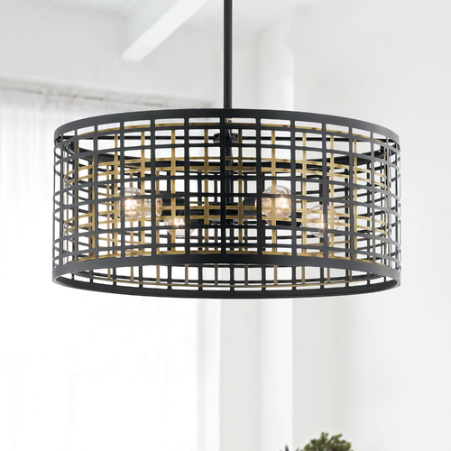 Aldergate Pendant in Black by Kichler Lighting