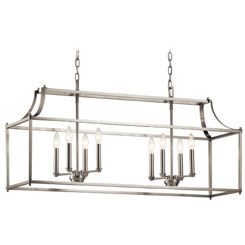 Kichler Lighting Morrigan 8-Light Brushed Nickel Chandelier by Kichler Lighting 42497NI