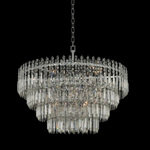 Pandoro 33-Inch Pendant in Polished Chrome by Allegri Crystal