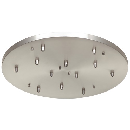 Multi Ceiling Canopy 120V Brushed Nickel Ceiling Adaptor by Matteo Lighting